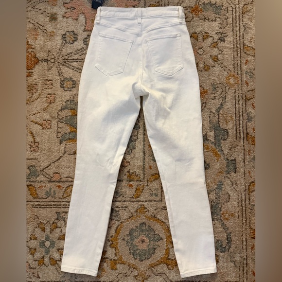 NWT ABERCROMBIE WHITE ANKLE SKINNY JEAN - Picture 4 of 6